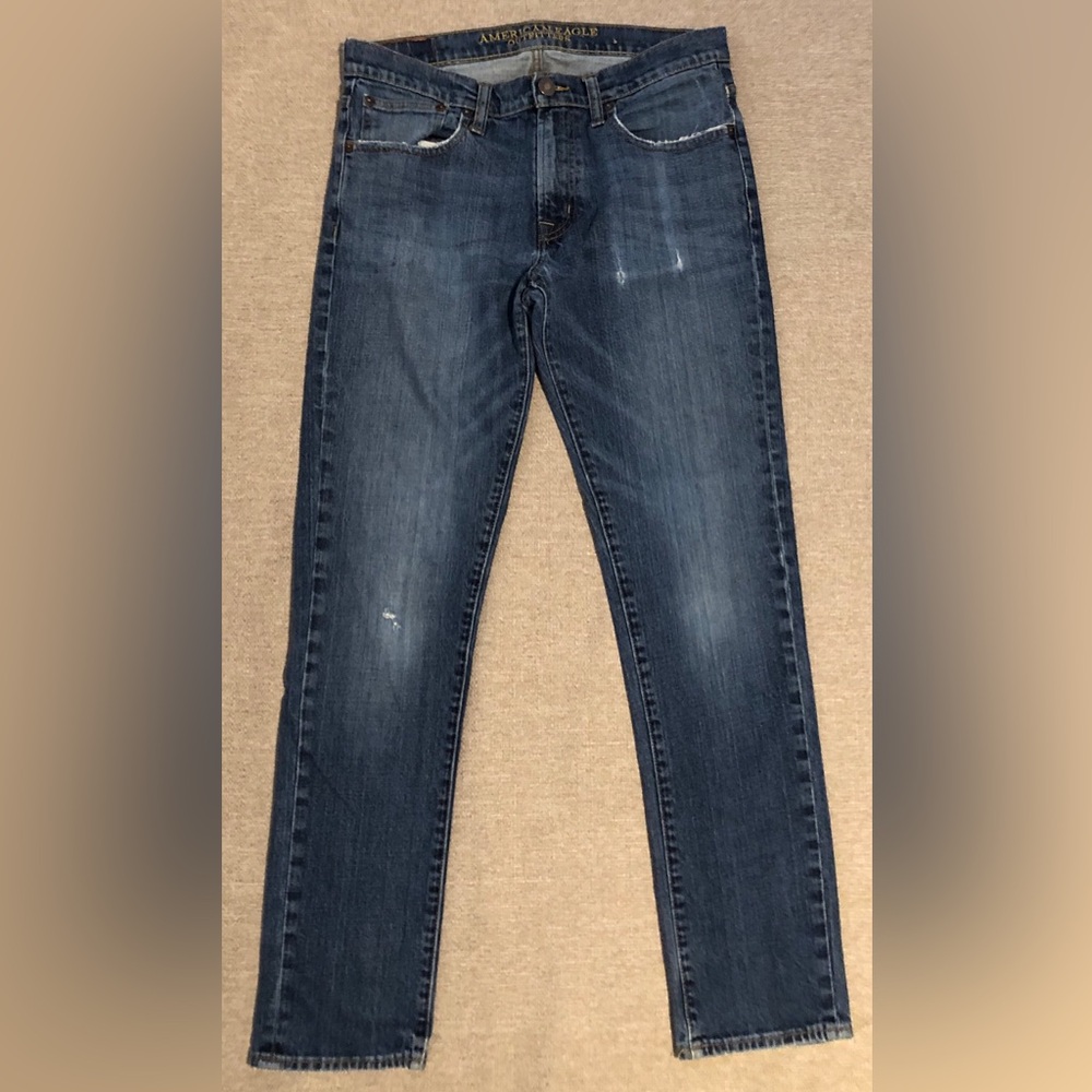 American Eagle Skinny Men’s Distressed Jeans 32x34